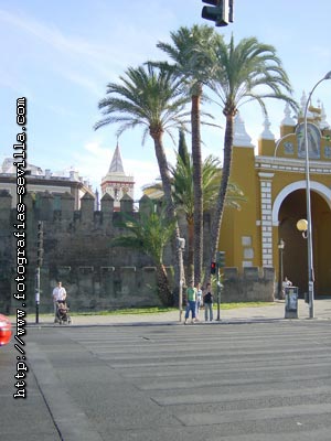 Seville, San Gil Church and Macarena Walls