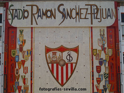Mosaico del estadio del Sevilla Fútbol Club