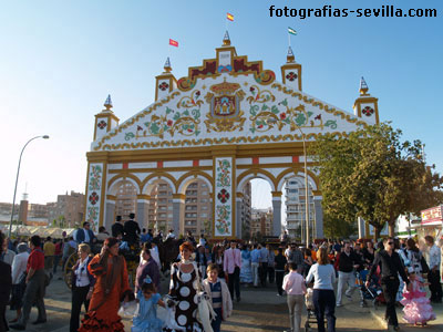 Portada del año 2009 de la Feria de abril de Sevilla de día