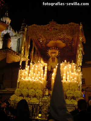 Palio de la Virgen de los Desamparados, hermandad de San Esteban de Sevilla