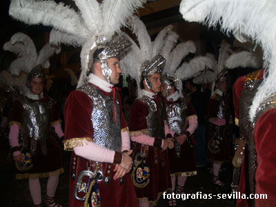 Cornetas de los Armaos de la Macarena, Semana Santa de Sevilla