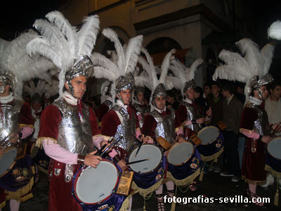 Tambores de los Armaos de la Macarena, Semana Santa de Sevilla