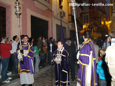Ciriales de las Aguas, Semana Santa de Sevilla