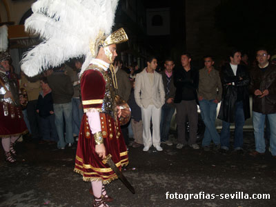El capitán de los Armaos Semana Santa de Sevilla