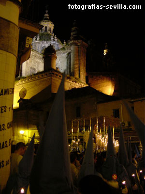 Palio de San Esteban en la Iglesia del Salvador, Semana Santa de Sevilla